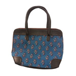 Fabric Laptop bag - made with hand block print | Size 17 Inches