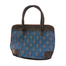 Fabric Laptop bag - made with hand block print | Size 17 Inches