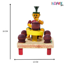 IndiaFx Handcrafted Etikoppaka Working Proffessional Set