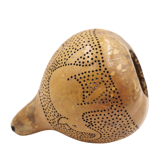 Handcrafted Bottle Gourd Elephant Lamp Nature-Inspired Ambient Light