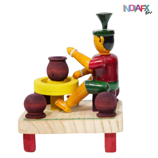 IndiaFx Handcrafted Etikoppaka Working Proffessional Set