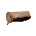 Premium Leather Pencil Pouch Stylish Zipper Stationery Case