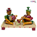 Handcrafted Etikoppaka Band Melam Decorative Showpiece
