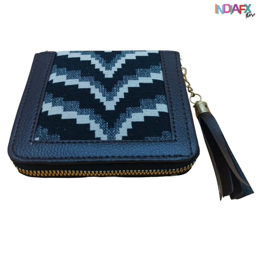 IndiaFx Everyday Chic Jacquard Wallet | Handmade with Love