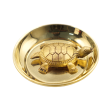 Turtle Decor Plate Artistic Tabletop Showpiece