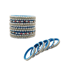 Handmade Bangles Set Silk Thread & Pearl Jewelry (Size 2.6)