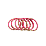 Kundan Thread Bangles Set (6) Designer Ethnic Bangles