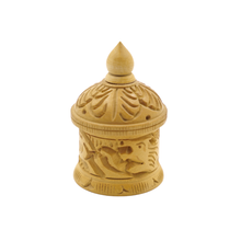 Handcrafted Wooden Temple Decor Mini Spiritual Home Accent
