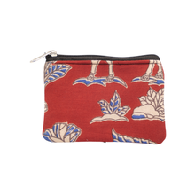 Kalamkari Cotton Small Purse – Handmade Zip Coin & Card Pouch