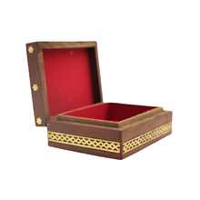 Handcrafted Wooden Jewelry Box Elegant Organizer for Accessories