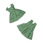 Khadi Cotton Handcrafted Kids Frock Embroidered Dress (1–9 Years)