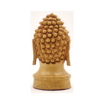 Handcrafted Wooden Buddha Statue Peaceful Home Decor