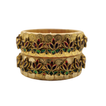 Kasu Bangles Set Traditional Temple Jewelry