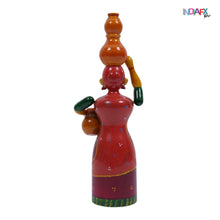 GI Certified Etikoppaka Rajasthan Lady Standing Handcrafted