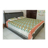 Premium Pochampally Ikkat Bedsheet with 2 Pillow Covers