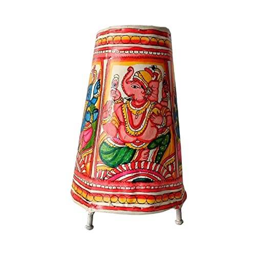 🌿 Goat Leather Lamp | Handcrafted & Colorful | 8 Inch 🌟