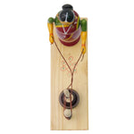 IndiaFx Handcrafted Etikoppaka Lady Butter Milk Churning Showpiece Set