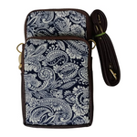 Ikkat Printed Cell Phone Sling Bag