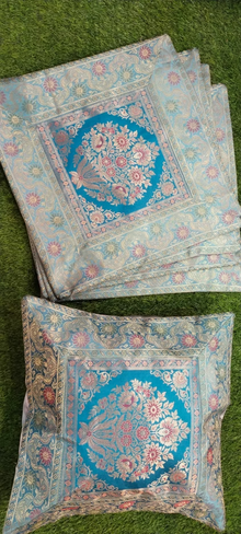 Silk Brocade Cushion Covers Set of 5