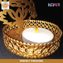 Laxmi ji tea-light candle holder Handmade by Women Self Help Group's of AP MEPMA