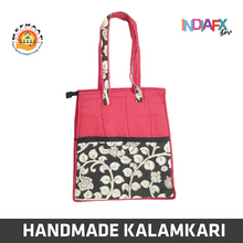 Women's multicolored Ethnic Kalamkari handbag Handmade by Women Self Help Group'