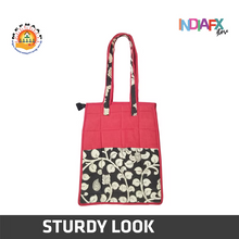 Women's multicolored Ethnic Kalamkari handbag Handmade by Women Self Help Group'