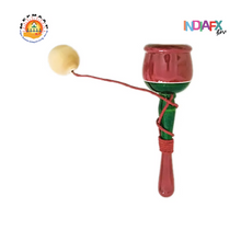 Etikoppaka wooden multicolour toy for kids Handmade by Women Self Help Groups