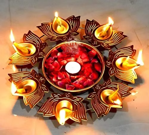 Lotus Shape Urli | Decorative Bowl