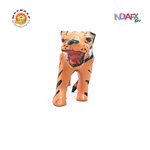 Handcrafted Round Edge Tiger Toy is Made by women Artisan of AP