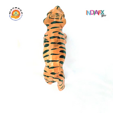 Handcrafted Round Edge Tiger Toy is Made by women Artisan of AP