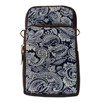 Ikkat Printed Cell Phone Sling Bag