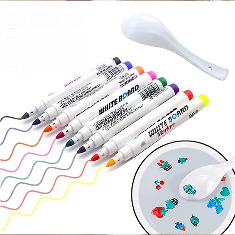 Kids Magical Water Painting Pen Pack of 11 with 1 Ceramic Spoon