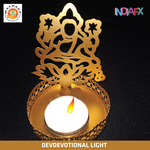 Laxmi ji tea-light candle holder Handmade by Women Self Help Group's of AP MEPMA