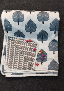 Cotton Dohars Triple Layer