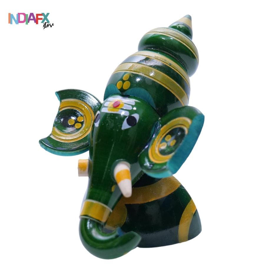 Handcrafted Etikoppaka Ganesha Face