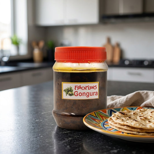 Traditional Gongura Pickle – Authentic Tangy & Spicy Andhra Style Pickle