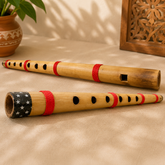 Handmade Wooden basuri (Flute) Handmade