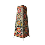 Artisan Goat Leather Lamp | Traditional Craft | 16 Inch