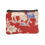 Kalamkari Cotton Small Purse – Handmade Zip Coin & Card Pouch