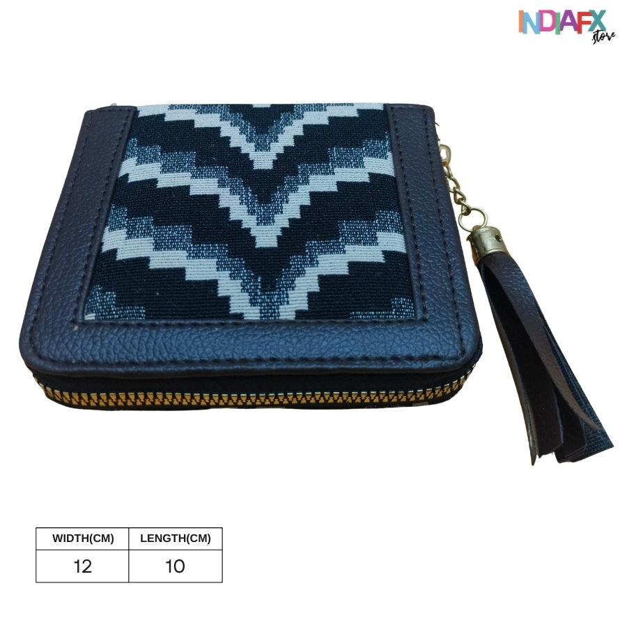 IndiaFx Everyday Chic Jacquard Wallet | Handmade with Love