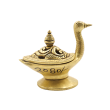 Peacock Deepam Stand Elegant Spiritual Decor Lamp