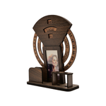 Lifetime Calendar with Photo Frame Handmade Desk Decor for Memories