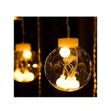 LED Curtain String Lights Window Curtain Lights with 8 Flashing Modes Decoration