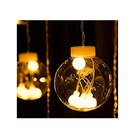 LED Curtain String Lights Window Curtain Lights with 8 Flashing Modes Decoration