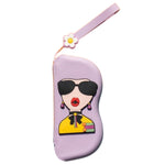 Floral Goggle Case Easy-Carry Zipper Organizer