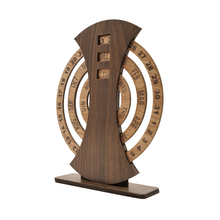 Lifetime Wooden Calendar Handmade Desk Calendar for Timeless Planning