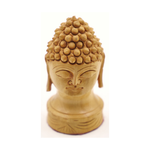 Handcrafted Wooden Buddha Statue Peaceful Home Decor