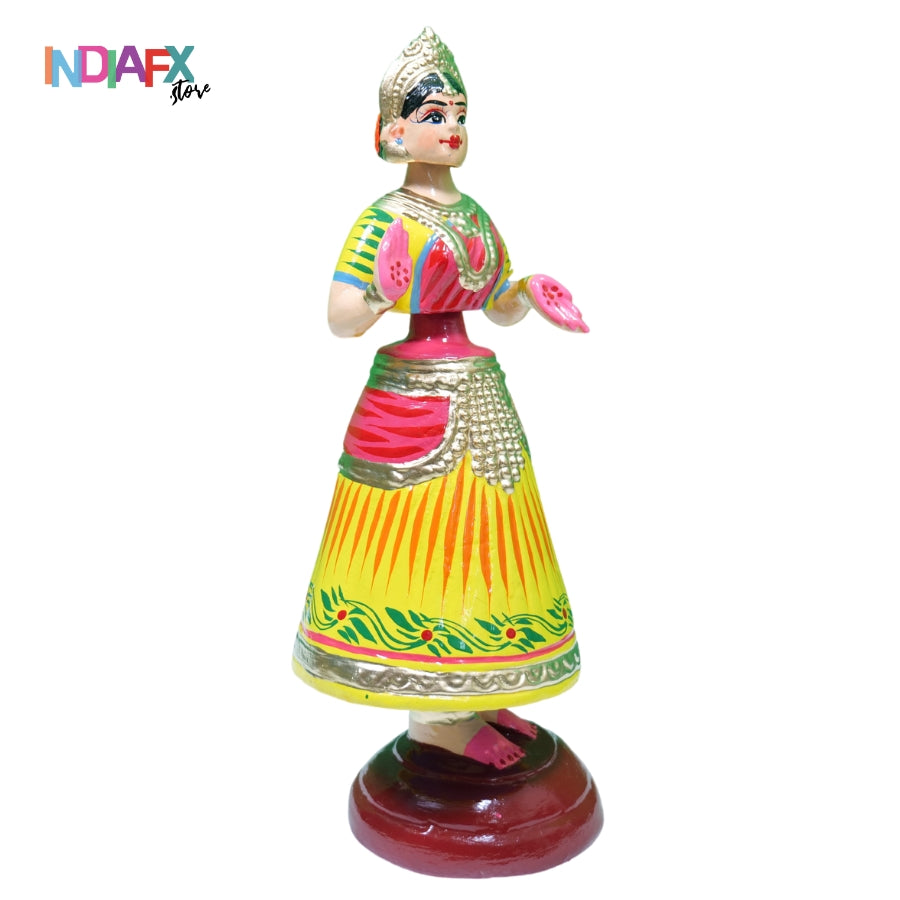 Kondapalli Dancing Doll Handcrafted Wooden Heritage Collectible Traditional