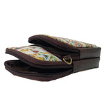 Ikkat Printed Cell Phone Sling Bag