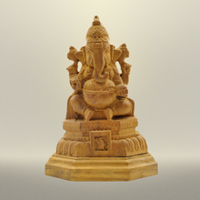 Small Wooden Ganesha Idol | Handcarved